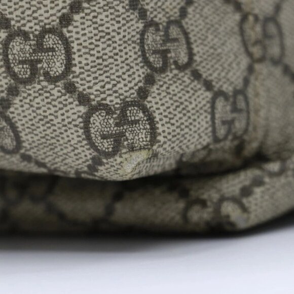 Gucci Large changing Diaper Bag Crossbody GG Supreme Brown 211131 - Picture 16 of 16